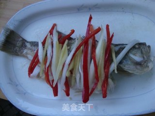 【粤菜】清蒸鲈鱼的做法步骤：9