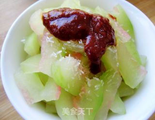 辣拌西瓜皮的做法步骤：4