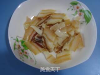 【粤菜】腊味炒芥兰的做法步骤：2