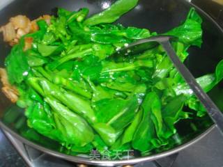 【粤菜】腊味炒芥兰的做法步骤：5