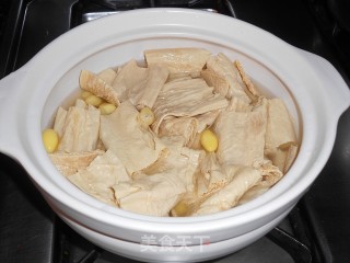 [粤菜] 枝竹银杏浸豆苗的做法步骤：5