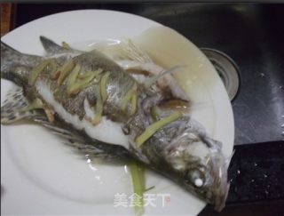 【粤菜】清蒸桂花鱼的做法步骤：6