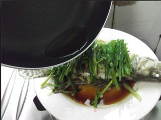 【粤菜】清蒸桂花鱼的做法步骤：8