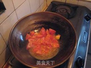 番茄菜花的做法步骤：3