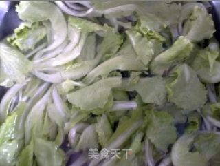 炝生菜的做法步骤：1