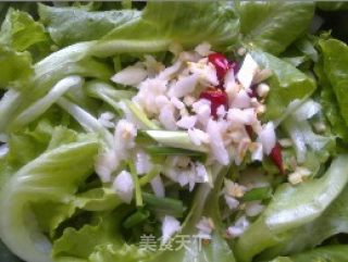 炝生菜的做法步骤：3