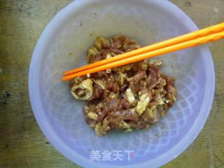 【粤菜】荷兰豆炒肉的做法步骤：3