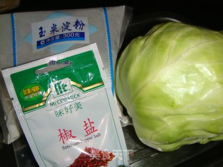 脆炸包菜的做法步骤：1