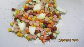 变废为宝之【七彩杂锦炒饭】的做法步骤：3