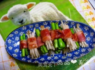 【粤菜】培根时蔬卷的做法步骤：7