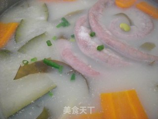 【粤菜】粉肠冬瓜海带汤的做法步骤：7