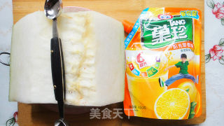 橙汁瓜球的做法步骤：1