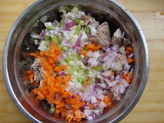 蒜香排骨-----附加鸡肉丝的做法步骤：4