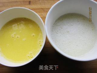 三色蒸蛋的做法步骤：2