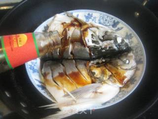 清蒸白鱼头的做法步骤：7