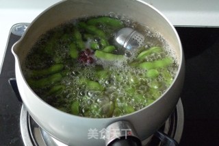 小酒小菜--五香毛豆的做法步骤：4