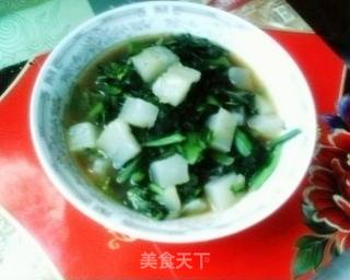 小白菜炖粉坨的做法步骤：10