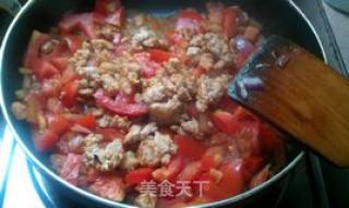 茄酱肉末意粉的做法步骤：7