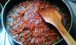 茄酱肉末意粉的做法步骤：8