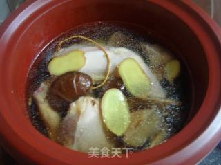 【粤菜】石参煲鸡的做法步骤：7