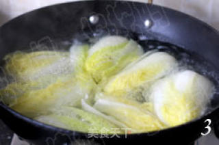 接茬消耗端午皮蛋 皮蛋虾油娃娃菜的做法步骤：3