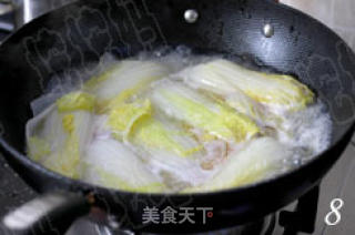 接茬消耗端午皮蛋 皮蛋虾油娃娃菜的做法步骤：8