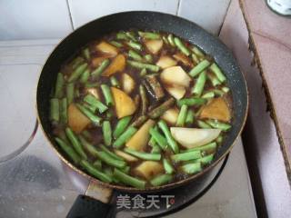 土豆烧四季豆的做法步骤：6