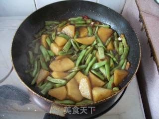 土豆烧四季豆的做法步骤：8