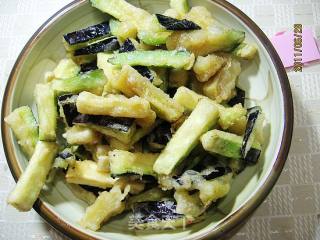 避风塘茄子的做法步骤：5