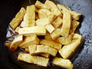 蚝油扒豆腐的做法步骤：6
