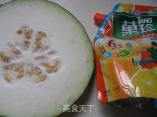 【粤菜】橙汁冬瓜片的做法步骤：1