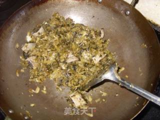 舅妈的私房菜---咸菜血糯肠的做法步骤：11