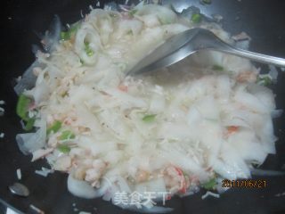 海鲜萝卜糕——给老妈的生日礼物的做法步骤：5