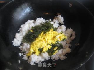 海带蛋炒饭的做法步骤：5