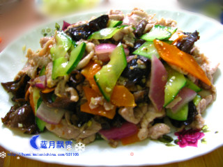 三色小炒肉的做法步骤：9