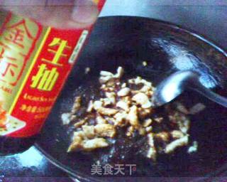 蒜苔炒猪柳的做法步骤：9