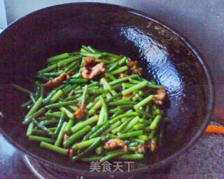 蒜苔炒猪柳的做法步骤：11