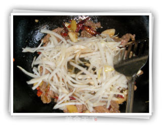 酸笋炒肉丝的做法步骤：5