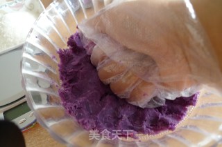 紫薯冻芝士蛋糕的做法步骤：2