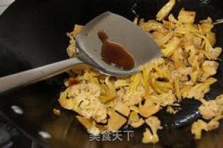 小炒腌花菜的做法步骤：5