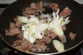 葱爆牛肉的做法步骤：5