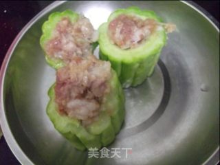 【粤菜】梅香瓤苦瓜的做法步骤：6