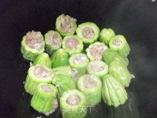 【粤菜】梅香瓤苦瓜的做法步骤：7