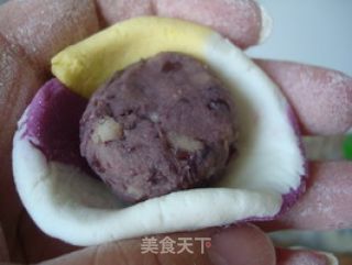 漂亮的三色汤圆的做法步骤：7