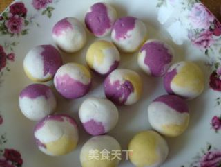 漂亮的三色汤圆的做法步骤：8