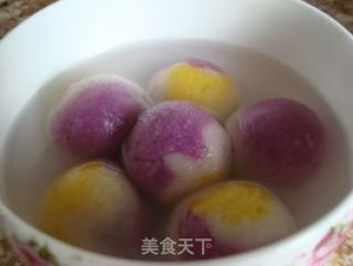 漂亮的三色汤圆的做法步骤：10