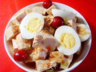 【闽菜】--蛋拌豆腐的做法步骤：11