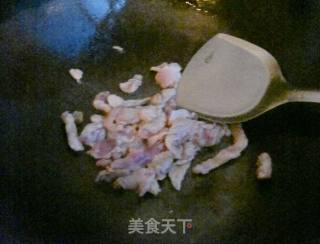 豆角炒肉片的做法步骤：3