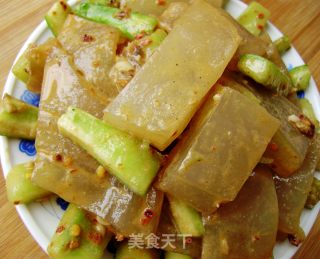 黄瓜拌凉粉的做法步骤：8