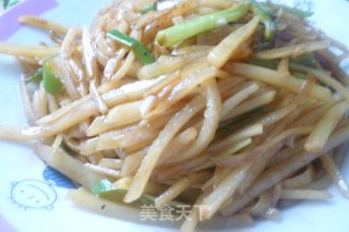 青椒土豆丝的做法步骤：4
